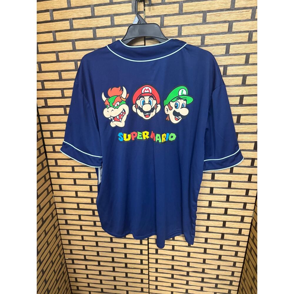 Super Mario Navy Jersey Size 3X
